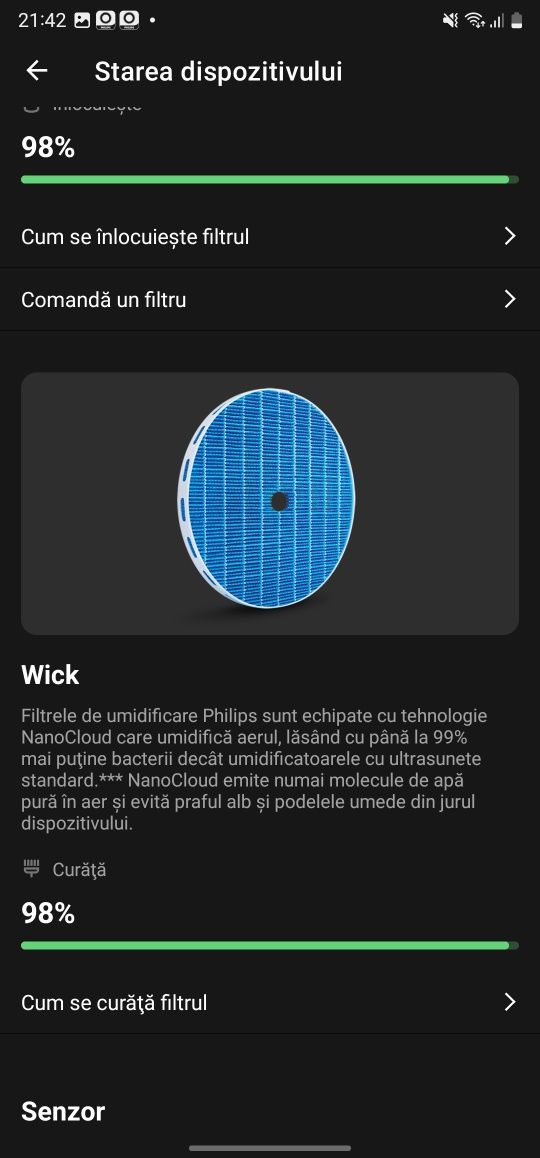 Purificator si umidificator Philips 2000i