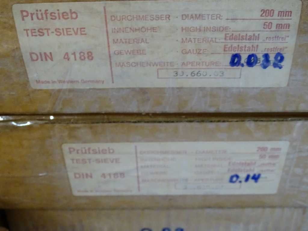 Лабораторни сита Fritsch GMBH BRD-6580 DIN 4188