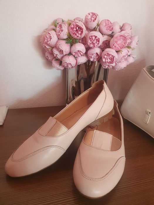 Балетки розового цвета