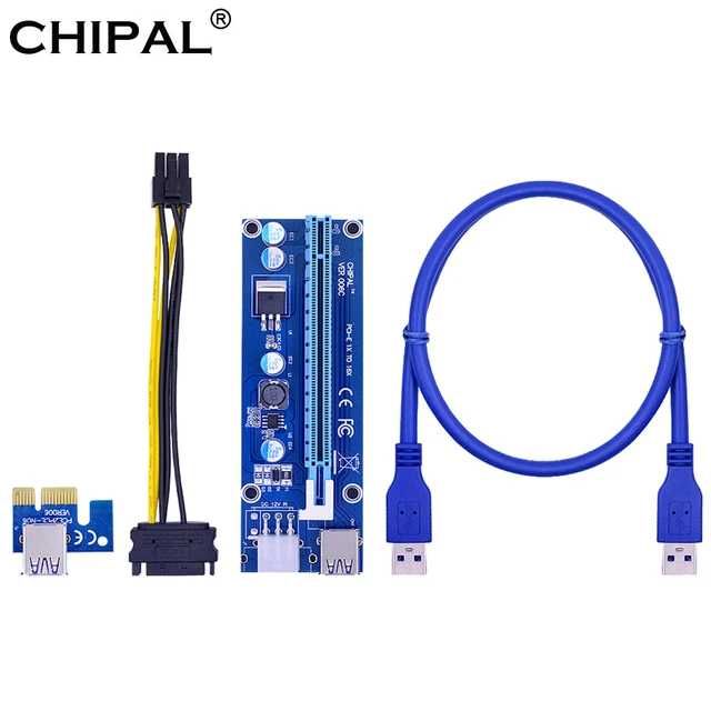 Connectors CHIPAL VER006C PCI-E Riser Card 006C