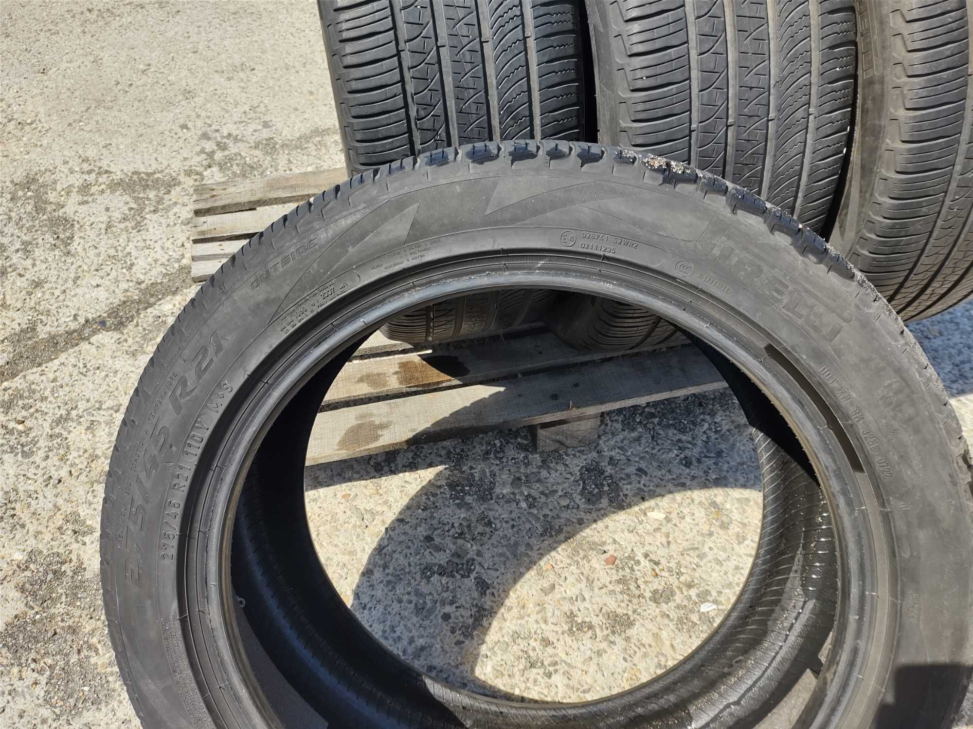 275/45/21 PIRELLI Scorpion Zero Дот 2020-22г Грайфер 5мм