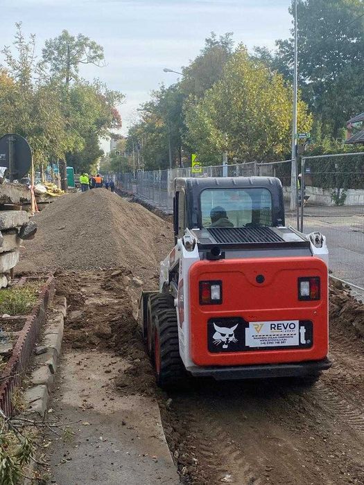 Inchiriere Excavator Roti 16 T sapaturi santuri canalizare taluzare