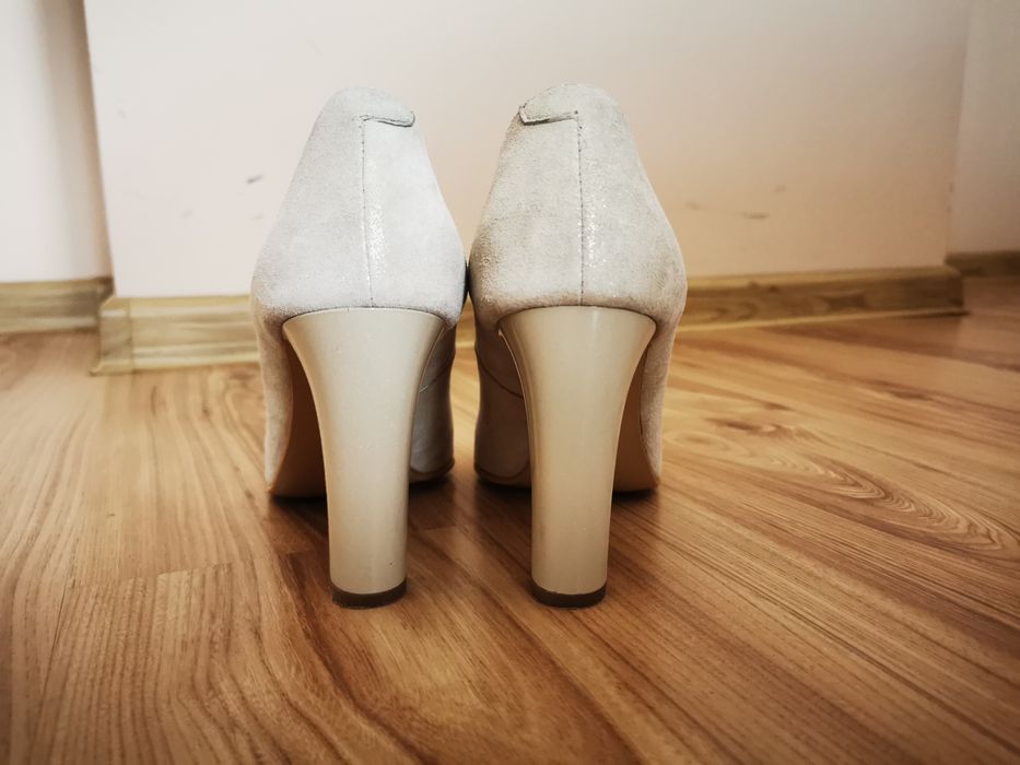 Pantofi de ocazie, din piele naturala, marime 38