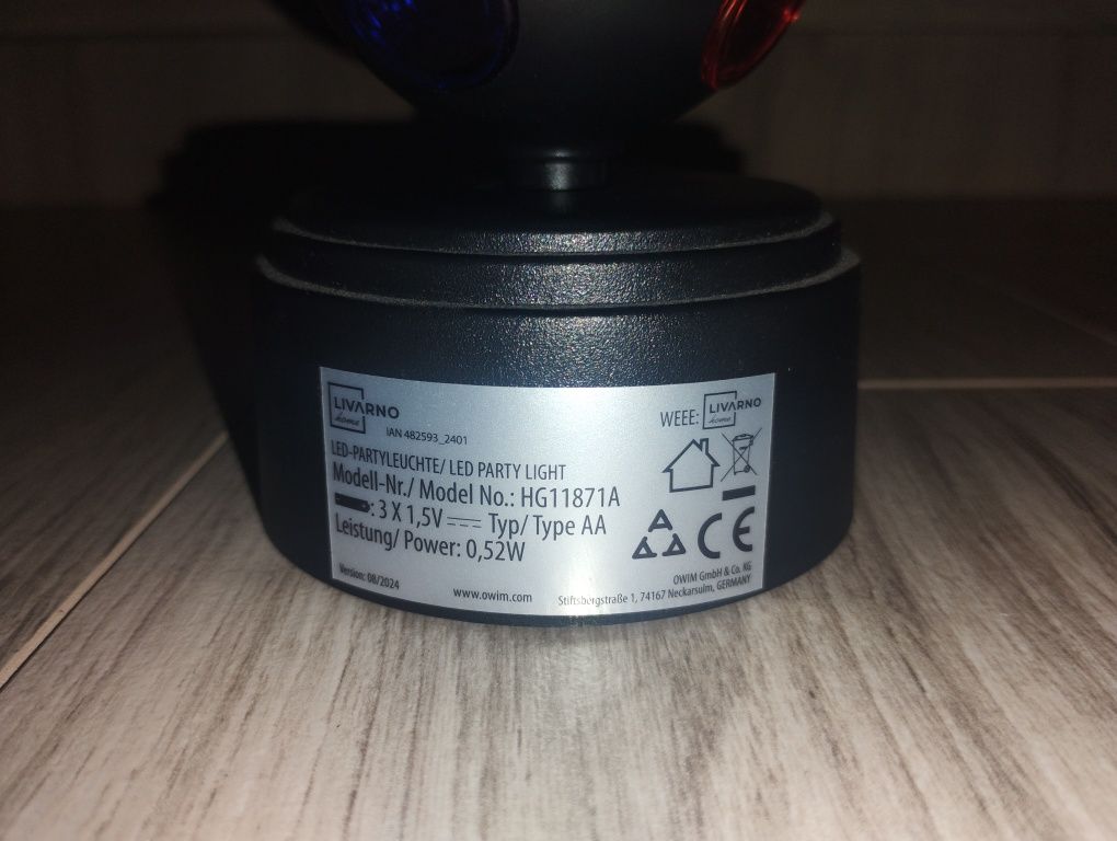 Corp de iluminat cu LED , pentru petrecere
