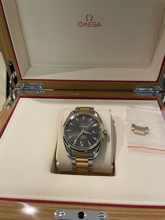 Omega aqua terra - стомана и розово злато 41мм