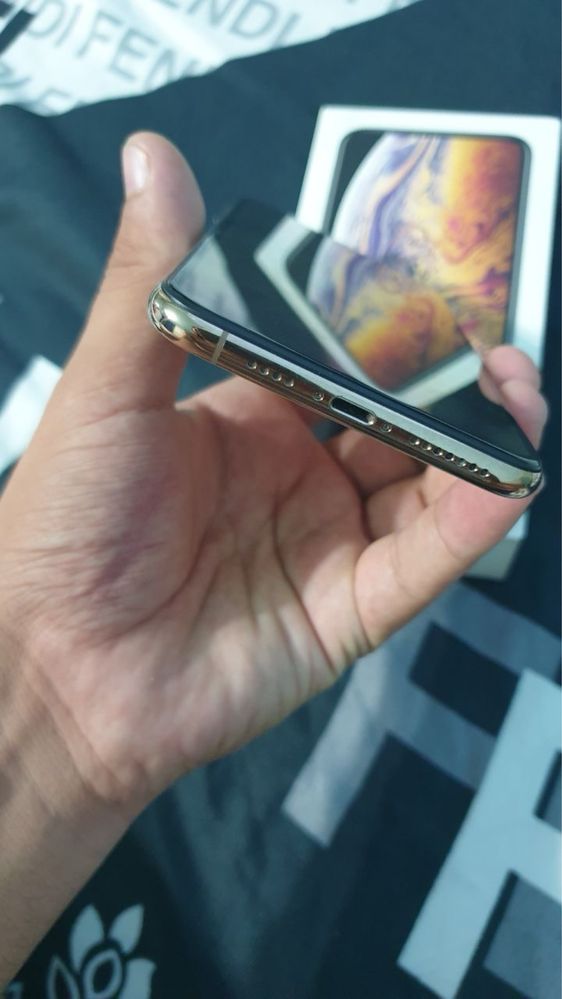 Phone xs max gold idieal karobka dakment
