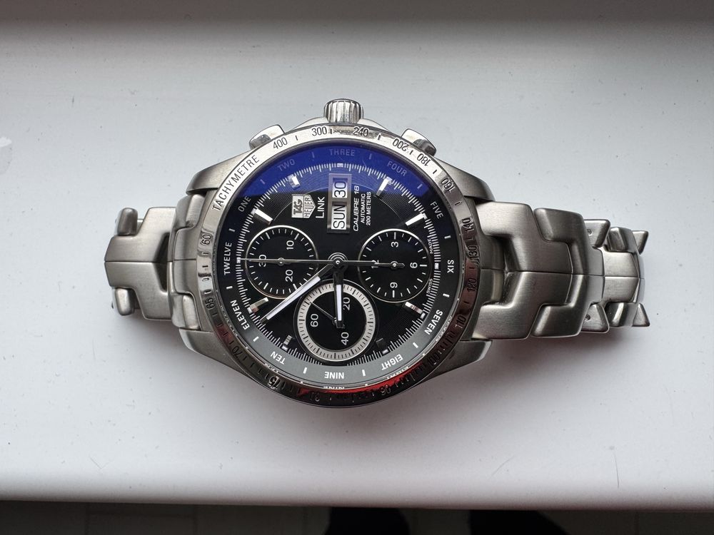 TAG HEUER Link Calibra 16 42 mm черен циферблат