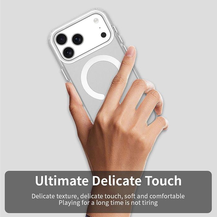 Кейс techsuit candycase magsafe за iphone 17 pro в бяло