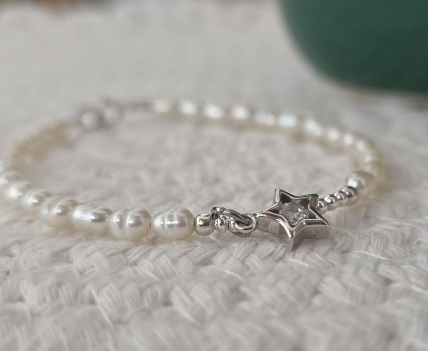 Bratara perle&argint