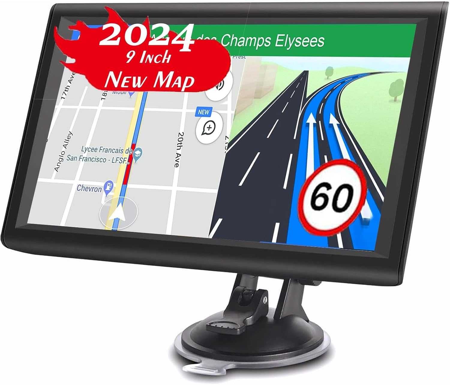 GPS сателитна навигация 9" 256MB+ 16GB от NAVRAF