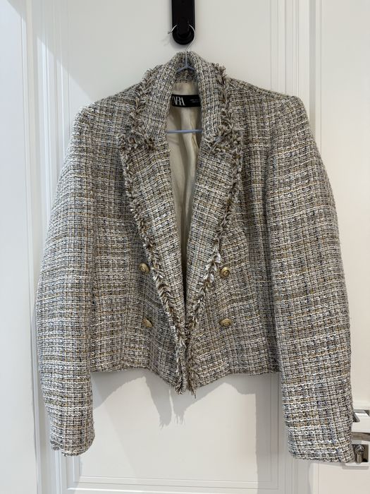 Пиджак твидовый
