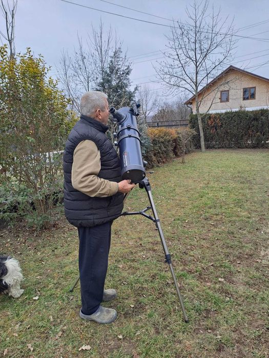 Telescop Celestron astromaster 130,stare impecabila,plus 2 lunete