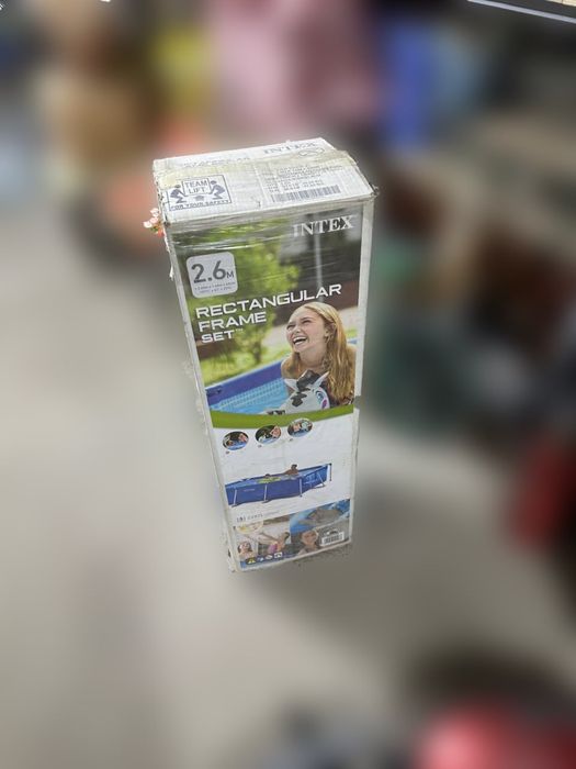 Каркасный прямоугольный бассейн 260х160х65см, 2282л