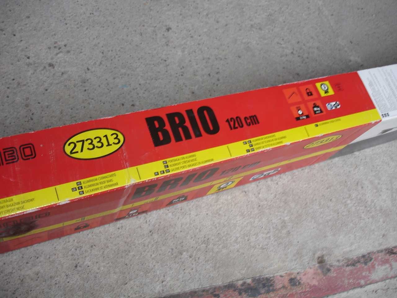 Brio - Напречни греди, багажник за автомобил, 120 см.