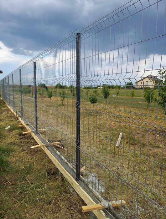 Gard din plasa bordură