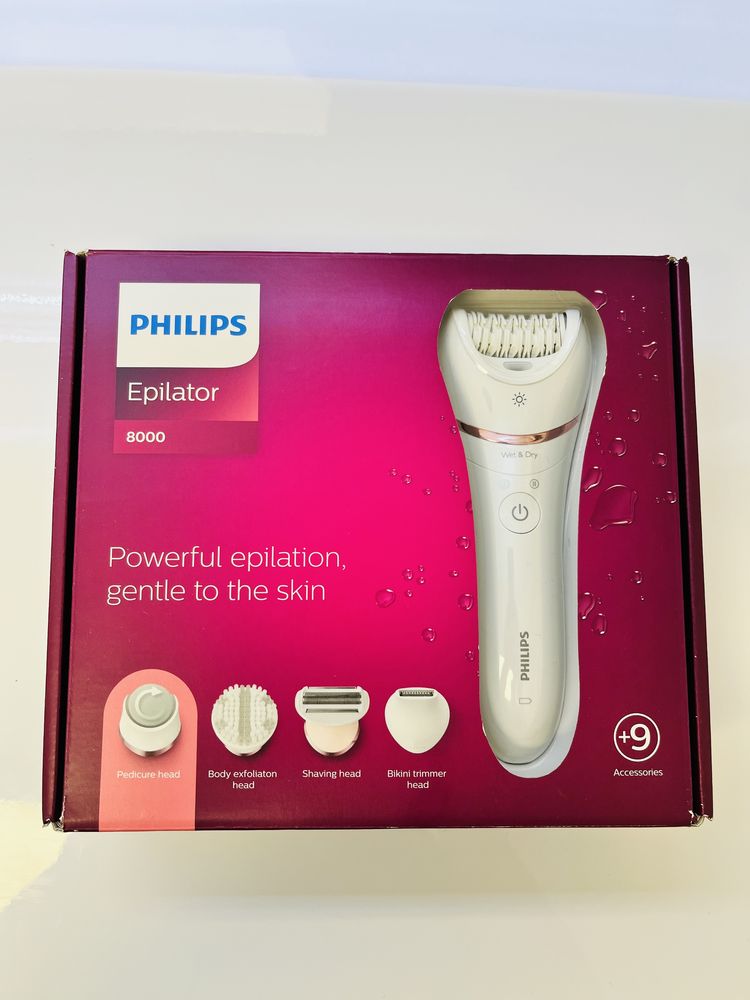 Epilator Series 8000 BRE740/10 Wet & Dry