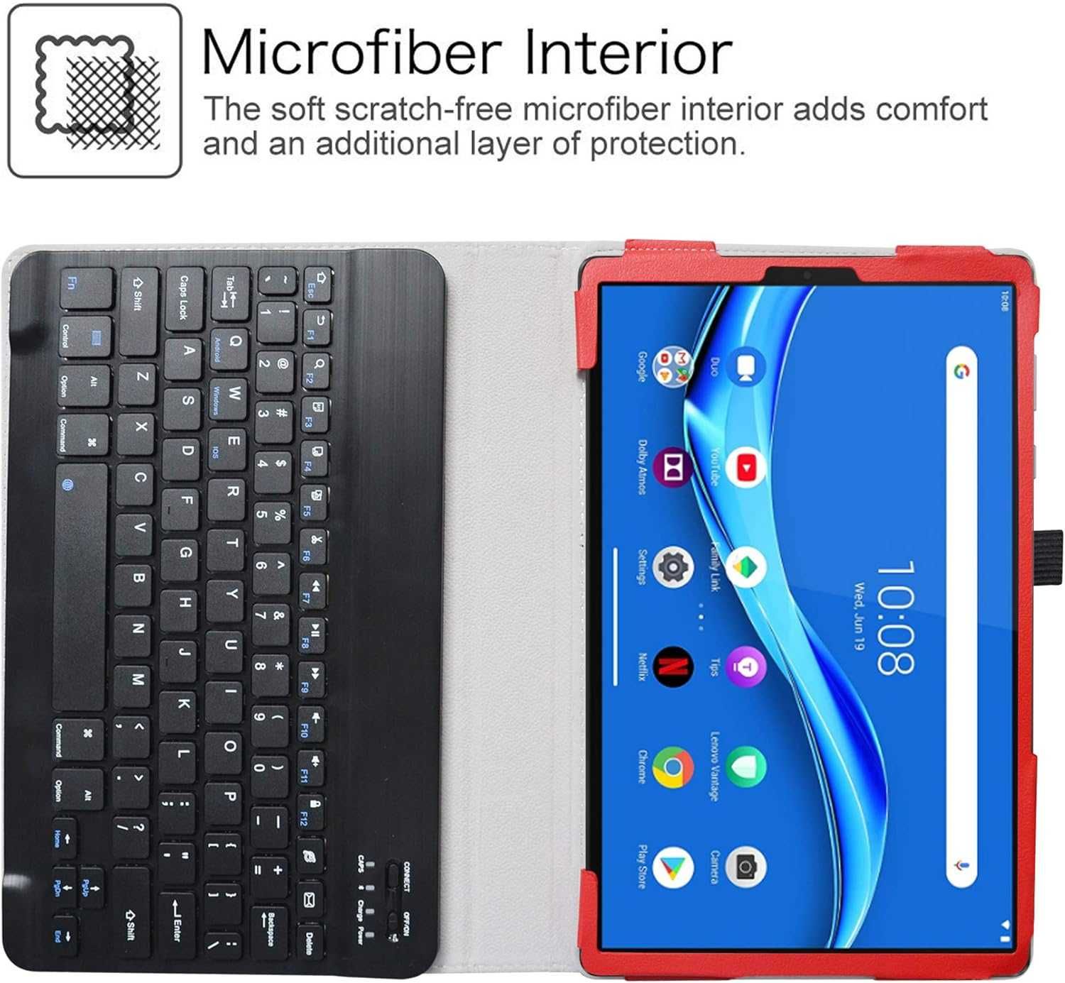 Husă cu Tastatură pentru Lenovo Tab M10 Plus 10.3 inch