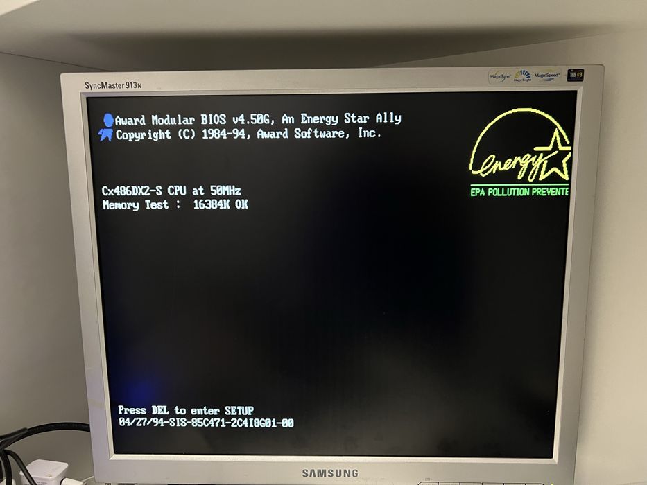 Piese retro testate pentru un build 486 dx2 50mhz