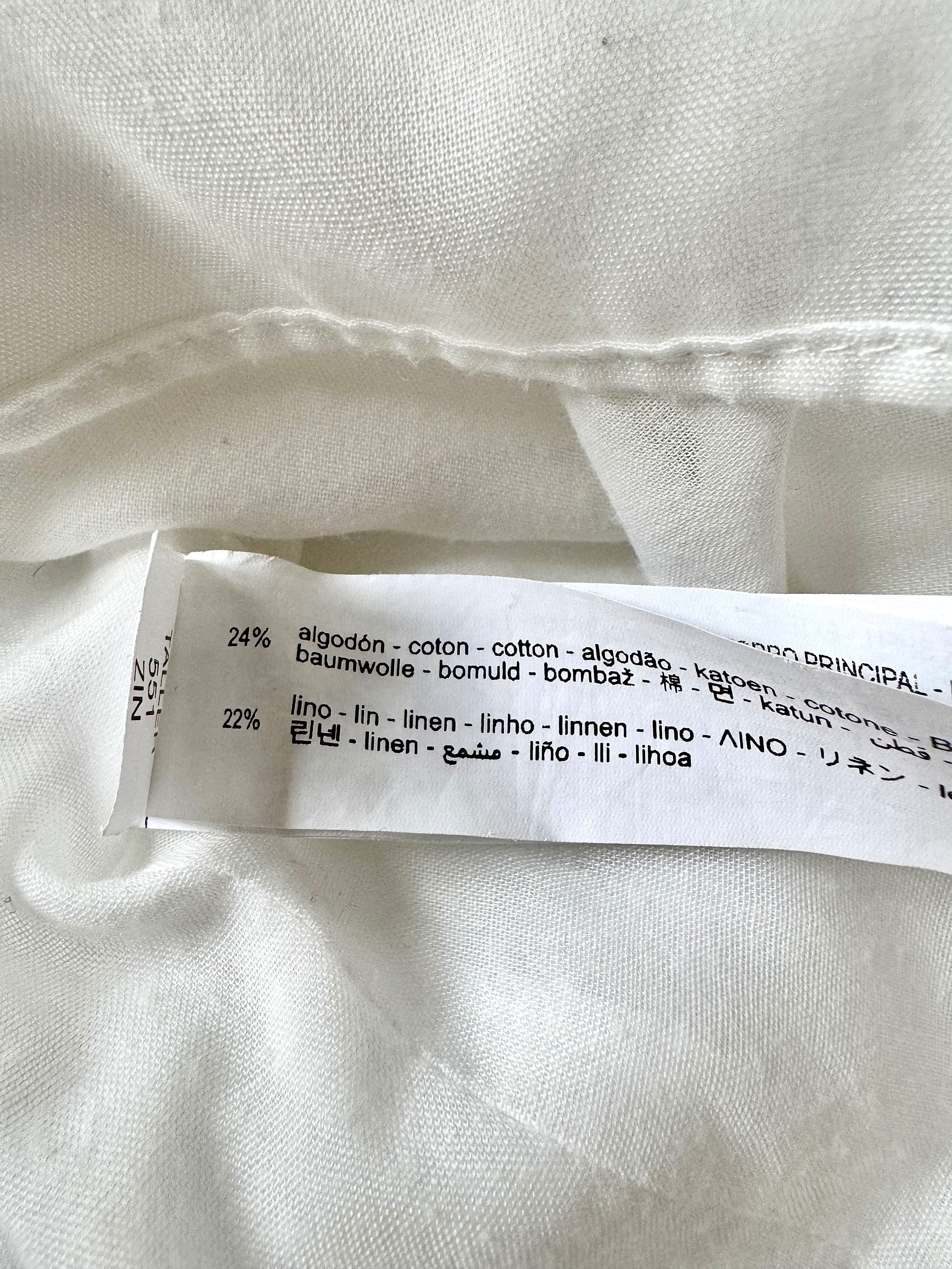 Мини рокля ZARA с гол гръб, лен и памук