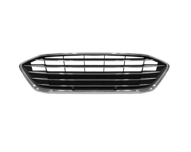 Grila masca radiator Ford Focus, 04.2018-, Fata, cromat/negru,