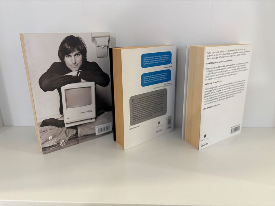 Pachet carti biografie despre Steve Jobs