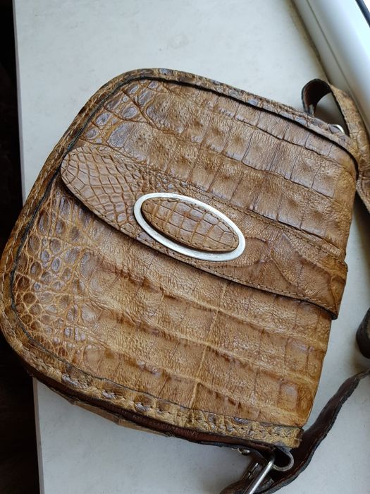 poseta,geanta piele crocodil