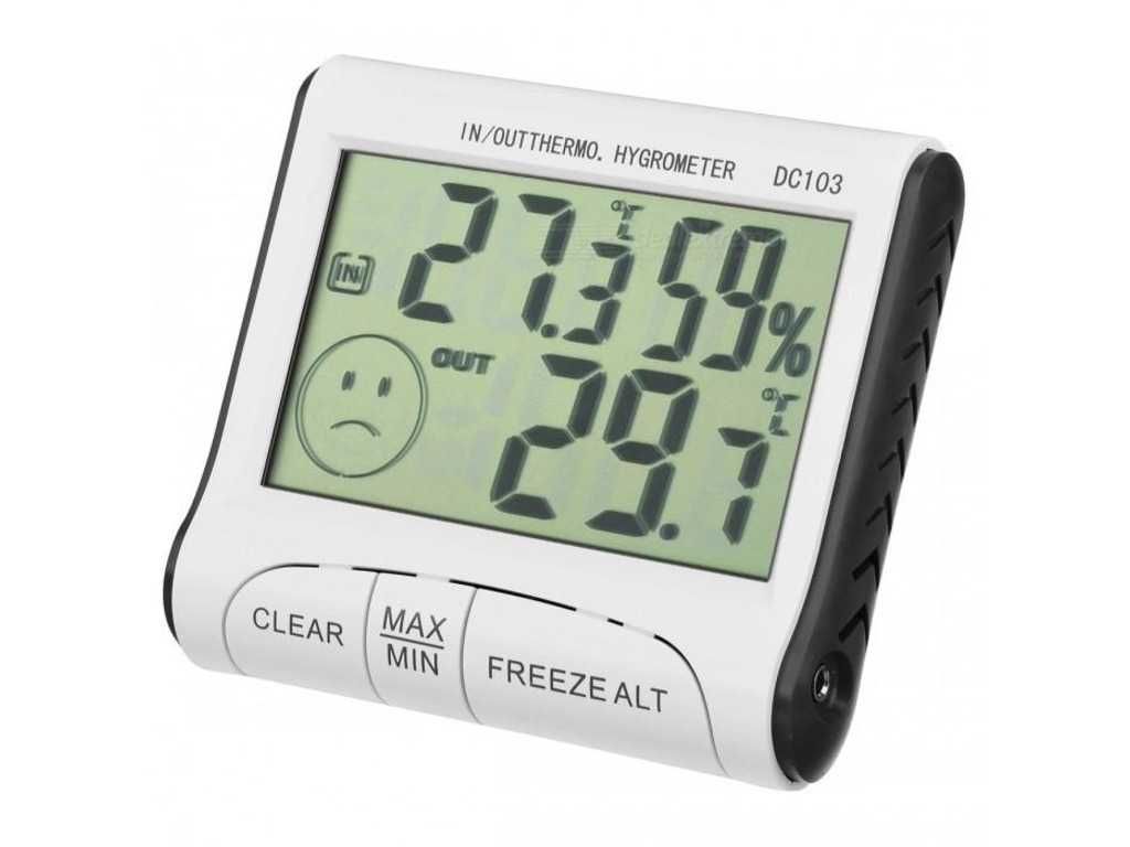 Термометър с влагомер 4 в 1 Идеален за инкубатори!