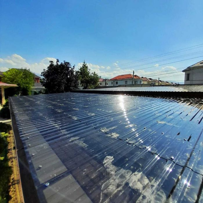 Волнистый профилированный поликарбонат со склада для навесов