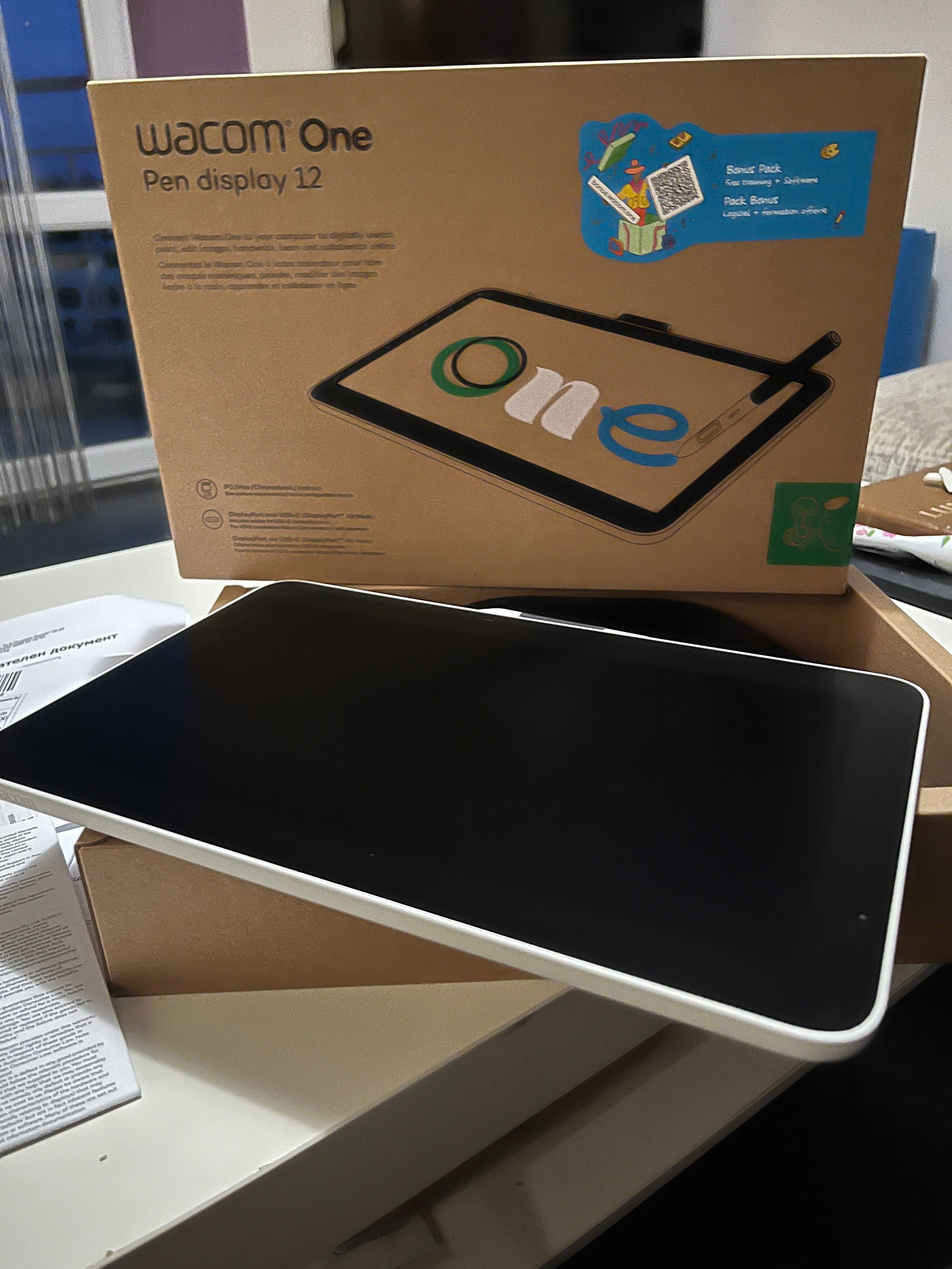 Дисплей таблет Wacom one pen 12