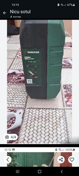 Vind  bormasina parkiside nouă