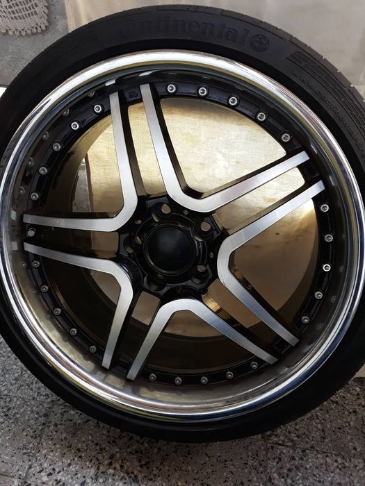 Джанти за Мерцедес с капси, 19ки, с нископрофилни гуми