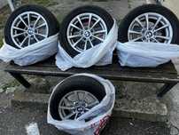 Jante BMW 205 60 R16 originale cauciucuri iarna continental