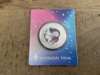 31,1g moneda argint 999 Scottsdale Mint