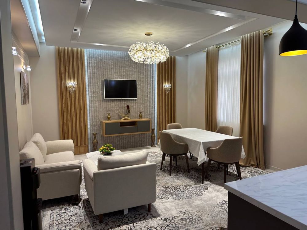 3-комнатная квартира в Новостройке ЖК “Bobur Elite”, 110м2. Авторская