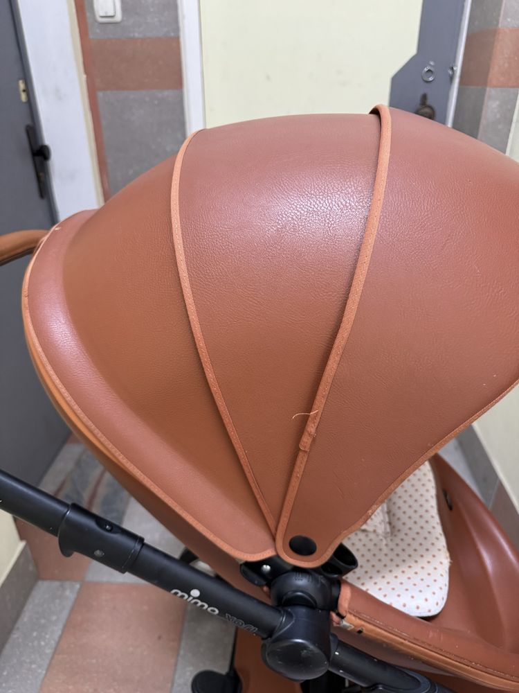 Продавам Комбинирана количка Mima - Xari, 2 в 1, кафява