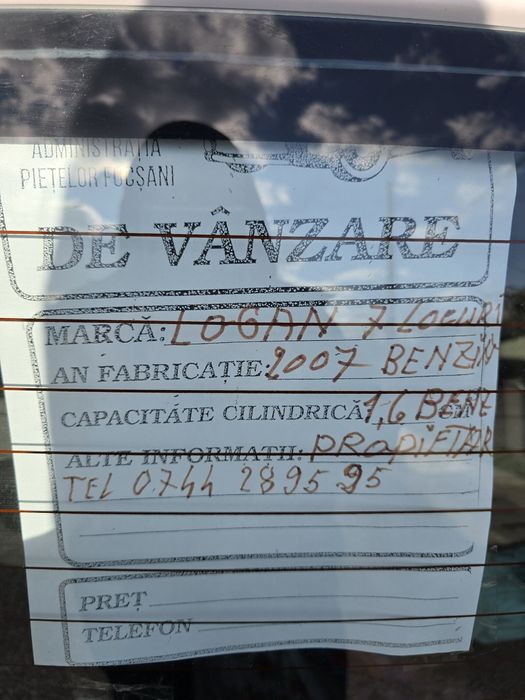 Dacia logan 7 locuri