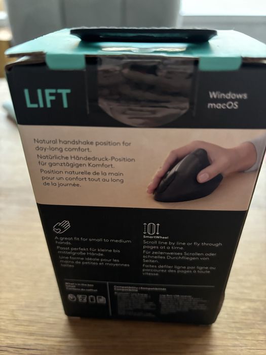 Mouse Logitech Lift Vertical Ergonomic, Graphite / Black NOU SIGILAT