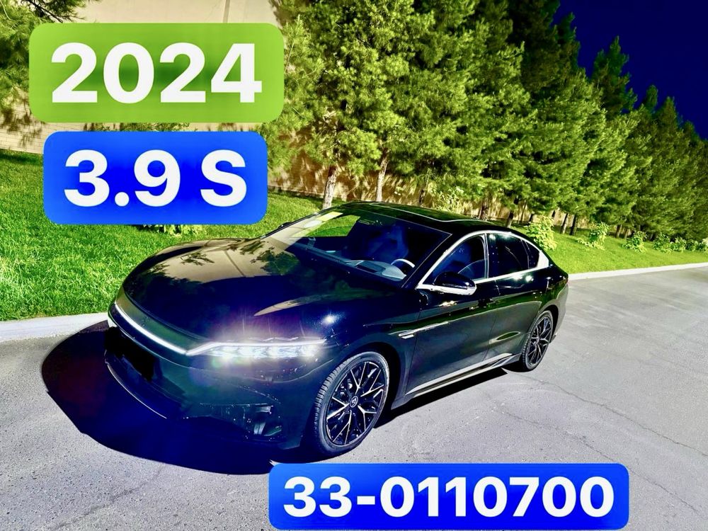 BYD han dual motor 3.9 s, 2024 yil. 5.000 km. full. Yengide turipti.
