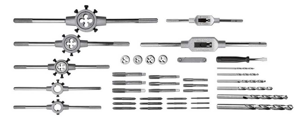 Trusa YATO YT-2978 Tarozi si Filiere M3-M12 HSS 44buc