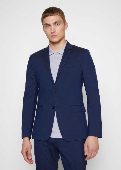 Sacou blazer slim 52 XL premium Cinque NOU lana respirabila super 100s