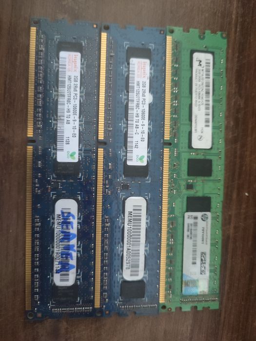Kit 6gb RAM de Server DDR3 PC3 10600E 1333MHZ