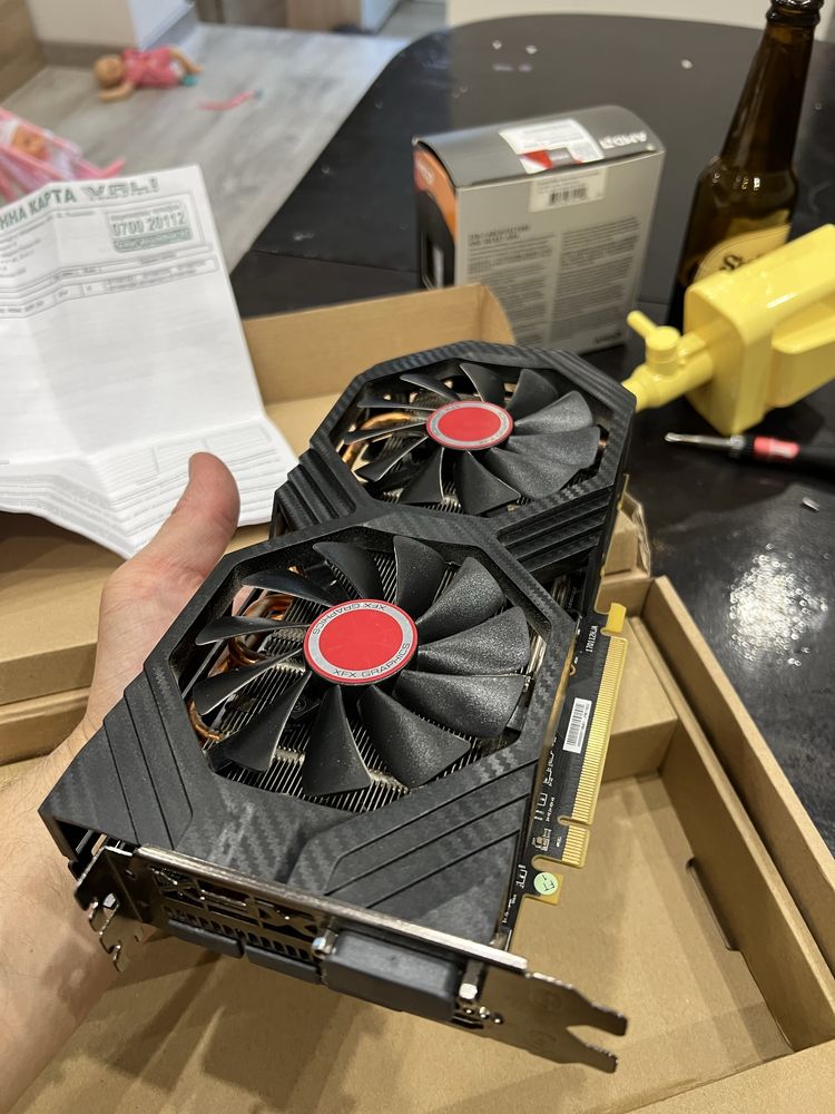 Видео карта AMD Radeon XFX Rx 580 GTS 4gb