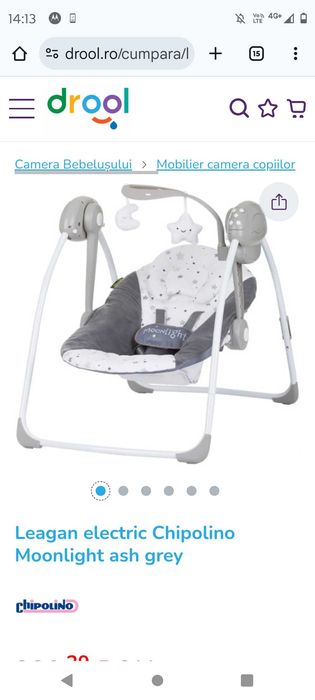 Pătuț bebe alb cu margini ajustabile