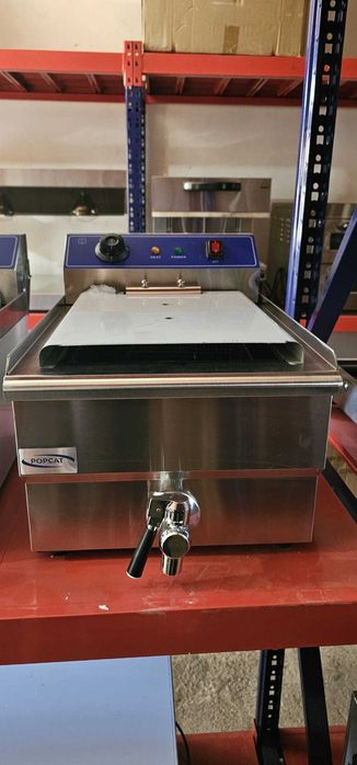 Friteuza electrica 16l cu robinet -TRANSPORT GRATUIT