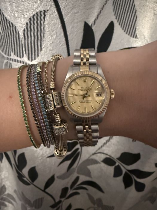 Ceas Rolex two tone otel si aur 26 mm