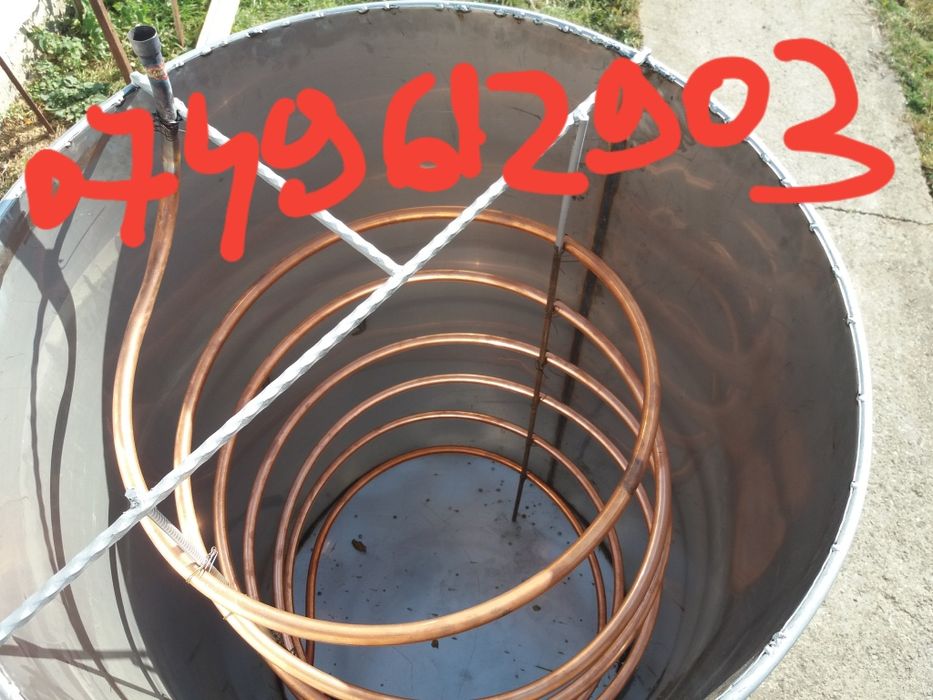 Vand serpentine pentru cetrale sau cazne cupru inox
