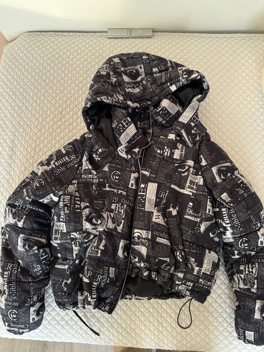 Черно зимно яке