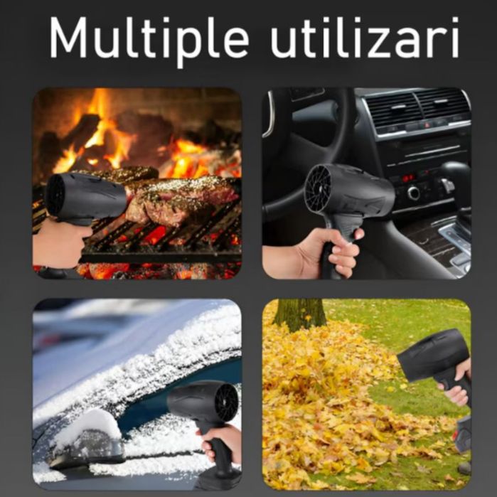 Suflanta Aer Profesionala 36V cu 2 Acumulatori,