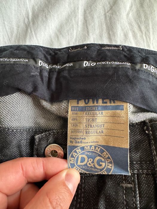 Оригинални мъжки дънки D&G – Нови, Черни, Размер 33