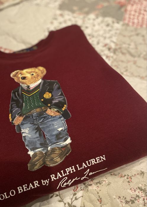 POLO RALPH LAUREN оригинален суитшърт с мечока